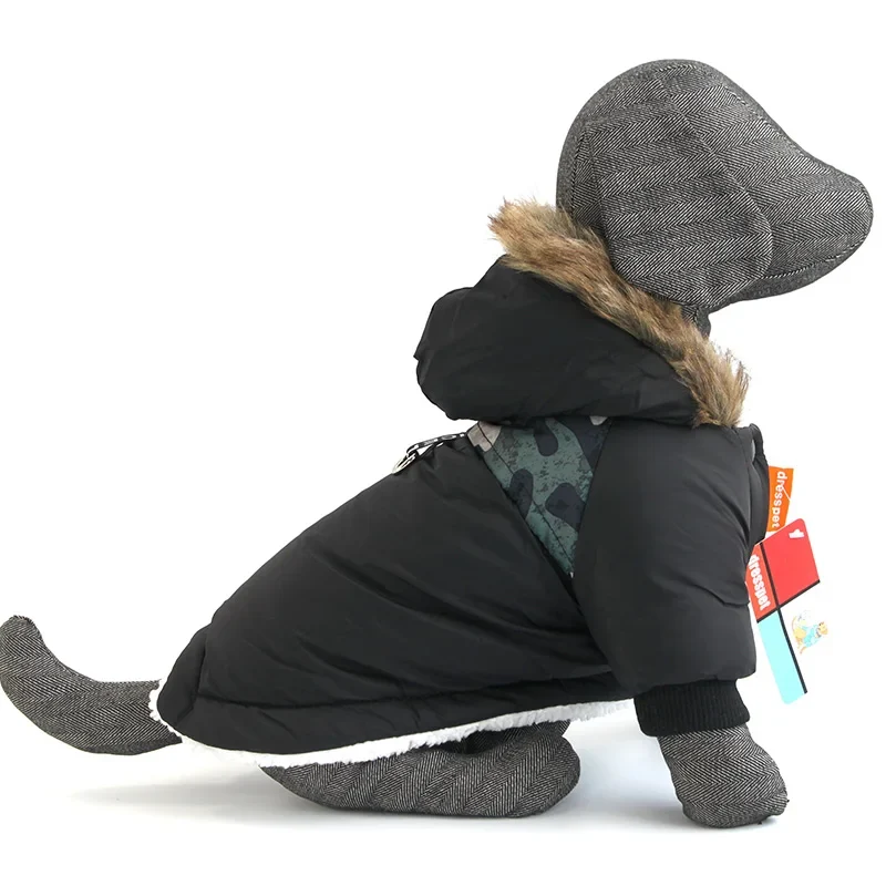 Winter Pet Dog Clothes Warm For Small Dogs Pets Puppy Costume French Bulldog Outfit Coat Waterproof Jacket Chihuahua Clothing