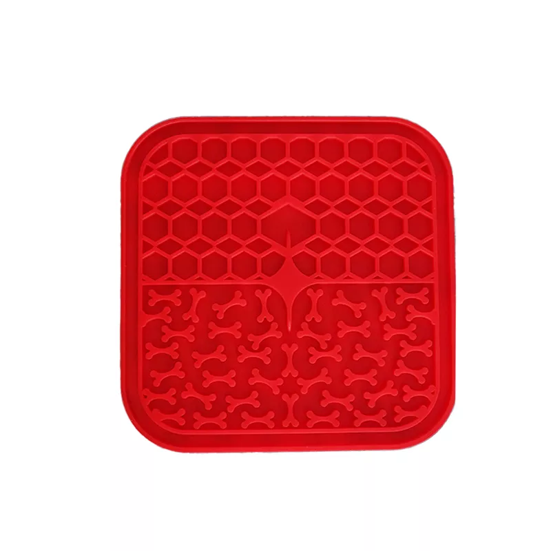 Pet Lick Silicone Mat for Dogs Pet Slow Food Plate Dog Bathing Distraction Silicone Dog Sucker Food Training Dog Feeder Supplies
