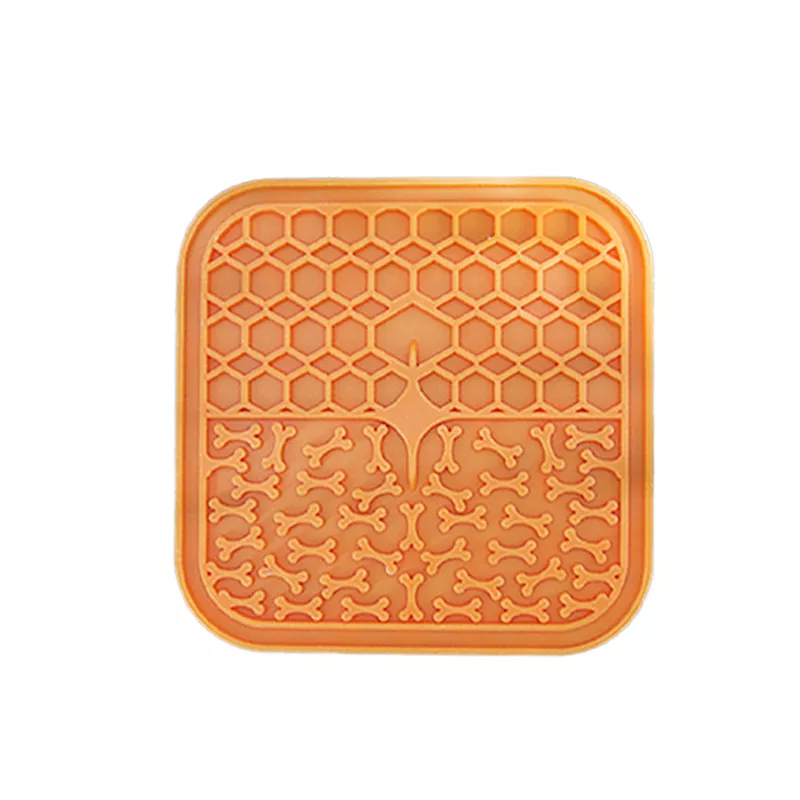 Pet Lick Silicone Mat for Dogs Pet Slow Food Plate Dog Bathing Distraction Silicone Dog Sucker Food Training Dog Feeder Supplies