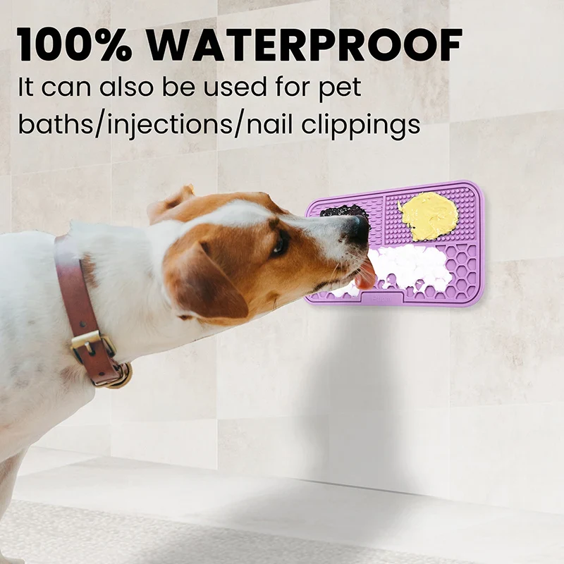 Pet Placemat Cat Slow Feeding Mat Dog Lick Mats Silicone Pets Eating Slowly Food Pad Cats Dogs Feeding Supplies