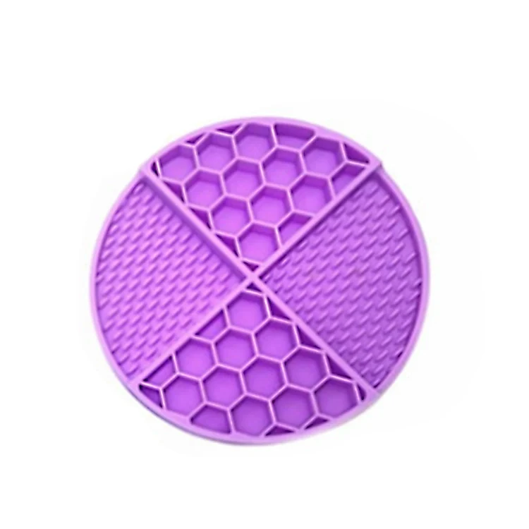 Amazon New DOG'S Head Silicone Pet Licking Mat Bone Slow Food Mat Dog Slow Food Mat Dripping Licking Mat