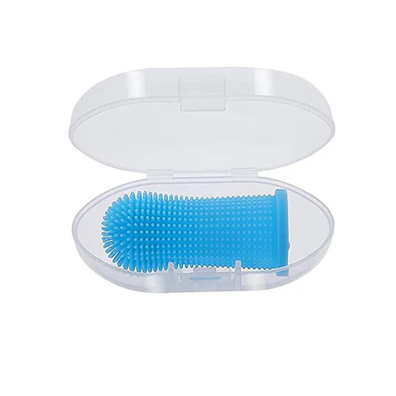 Soft Silicone Pet Dog Finger Toothbrush Pet Teeth Oral Cleaning Brush Pet Bad Breath Tartar Teeth Care Tool Dog Accessories