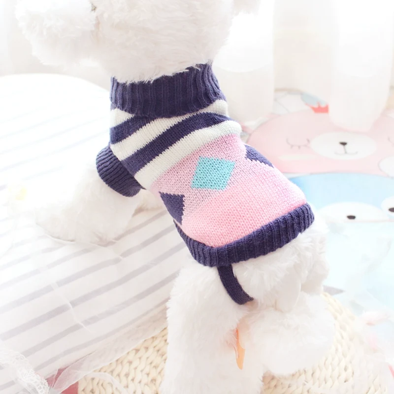 Cute Sweater Puppy Dog Autumn and Winter Pet Small Size Dogs Puppy Teddy Bichon Tea Chihuahua Cat Cat Clothes