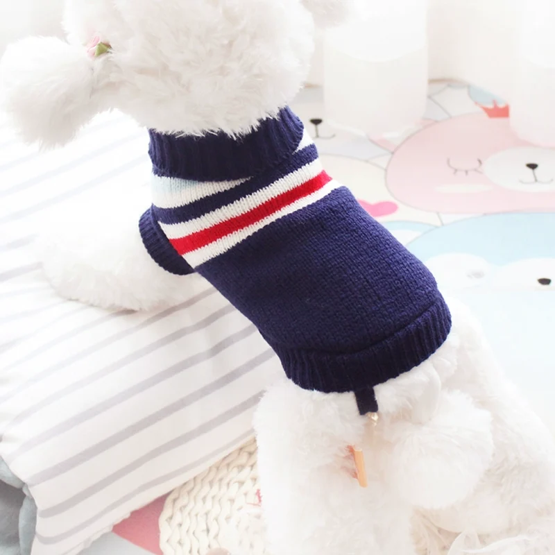 Cute Sweater Puppy Dog Autumn and Winter Pet Small Size Dogs Puppy Teddy Bichon Tea Chihuahua Cat Cat Clothes