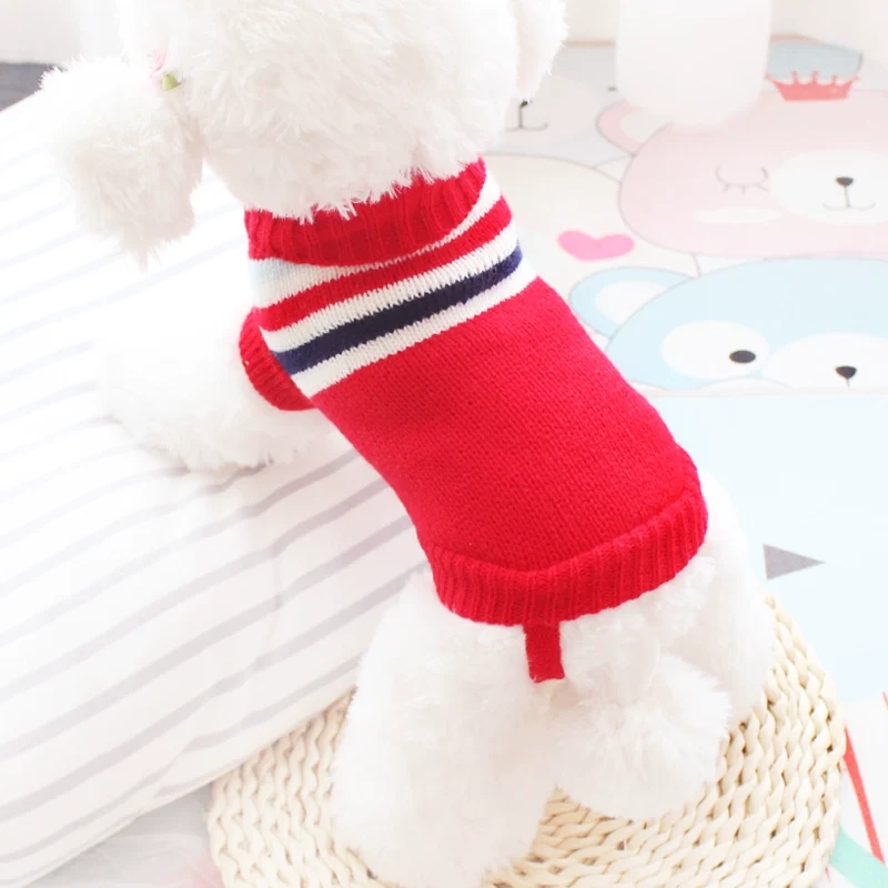 Cute Sweater Puppy Dog Autumn and Winter Pet Small Size Dogs Puppy Teddy Bichon Tea Chihuahua Cat Cat Clothes