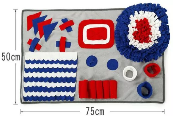 Pet Dog Snuffle Mat Nose Smell Training Sniffing Pad Dog Puzzle Toy Slow Feeding Bowl Food Dispenser Carpet Washable Dog toys
