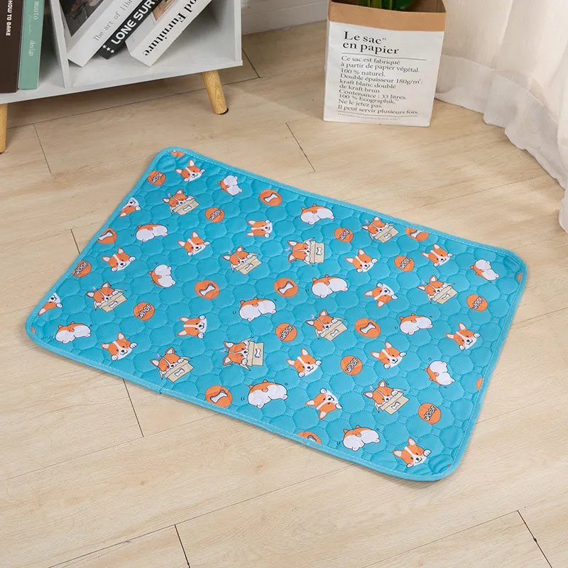 Washable Dog Pet Diaper Mat Waterproof Reusable Training Pad Urine Absorbent Environment Protect Diaper Mat Dog Car Seat Cover