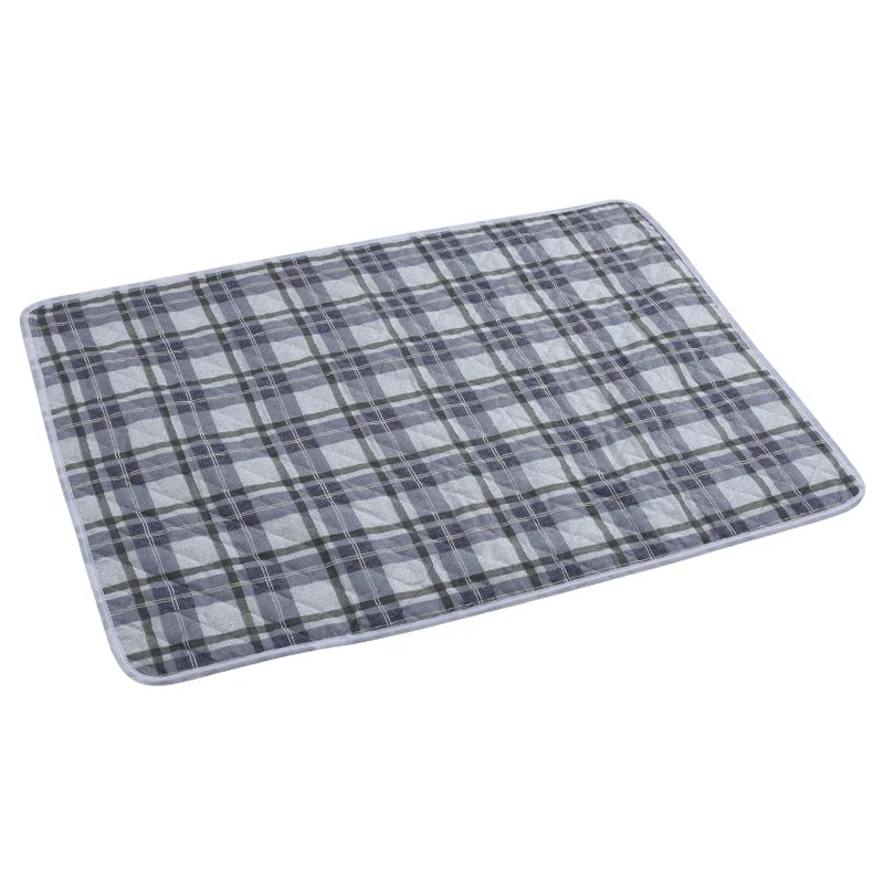 Dog Pee Pad Washable Absorbent Reusable Plaid Style Pet Training Mat Home Outdoor Seat Cover Dog Toilet Mat лежанка для собак