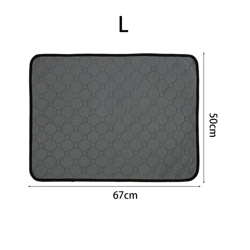 Pet Urine Mat Reusable Absorbent Dog Pee Pad Blanket Washable Puppy Cat Training Pad Non-slip Easy To Dry Cat Dog Bed Pee Mat