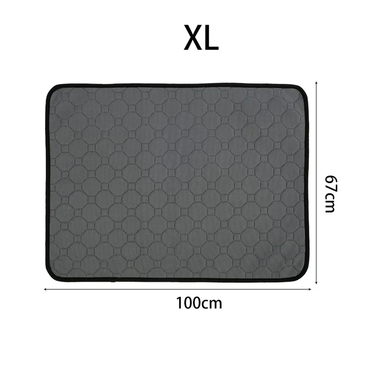 Pet Urine Mat Reusable Absorbent Dog Pee Pad Blanket Washable Puppy Cat Training Pad Non-slip Easy To Dry Cat Dog Bed Pee Mat