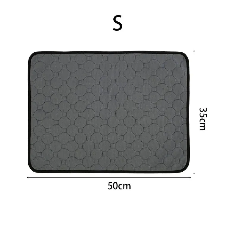 Pet Urine Mat Reusable Absorbent Dog Pee Pad Blanket Washable Puppy Cat Training Pad Non-slip Easy To Dry Cat Dog Bed Pee Mat