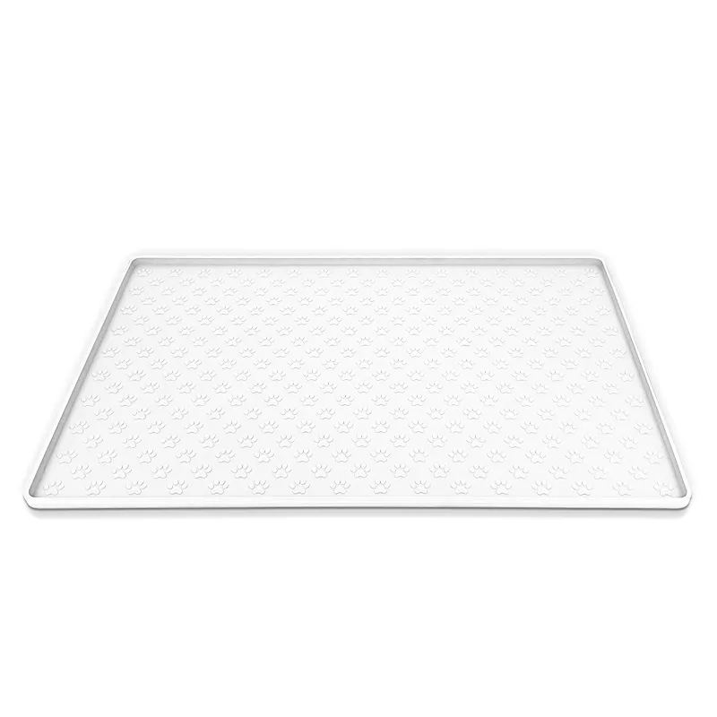 Pet Placemat Dog Food bowl Mat Cat Feed Mat Cat Dog Drinking Feeding Placemat Silicone Waterproof Pet Bowl Pad Feeder Mats