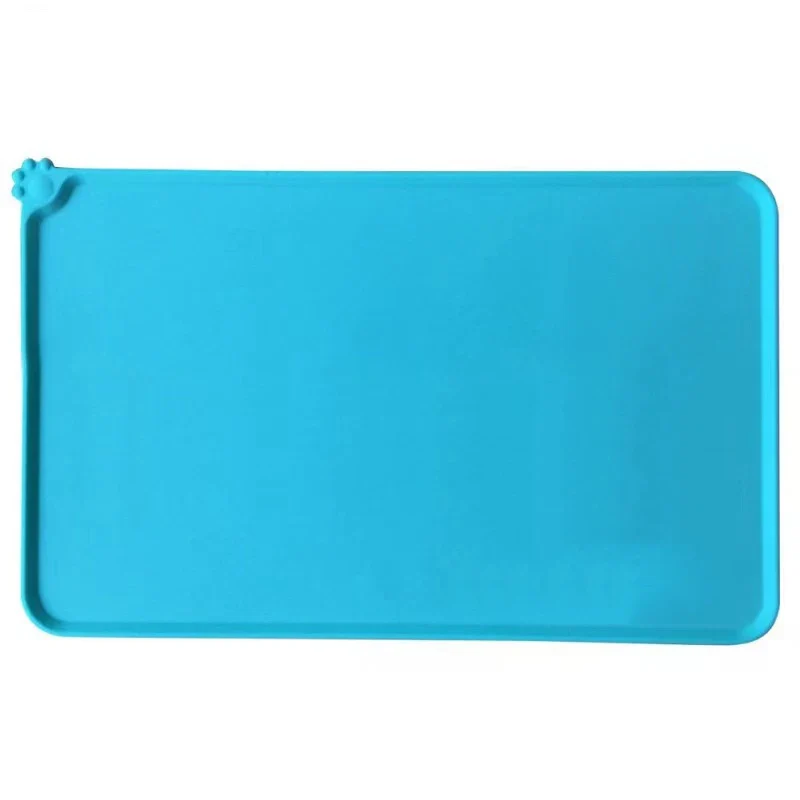 Silicone Waterproof Pet Mat For Dog Cat Pet Food Pad Pet Bowl Drinking Mat Dog Feeding Placemat Portable Outdoor Feeding