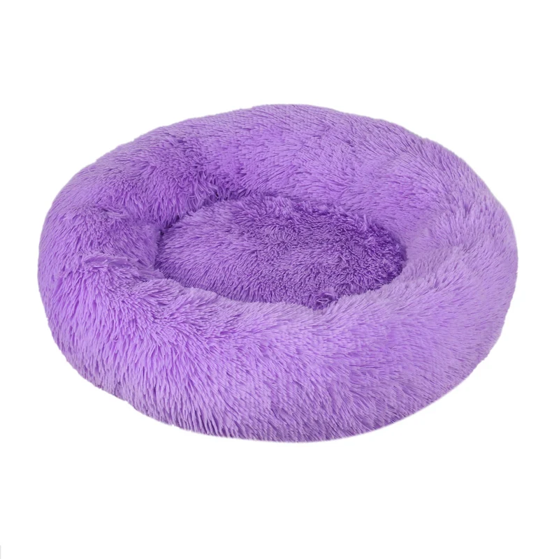 Donut Mand Dog Accessories for Large Dogs Cat's House Plush Pet Bed for Dog XXL Round Mat For Small Medium Animal Calming 100CM