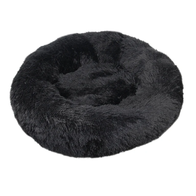 Donut Mand Dog Accessories for Large Dogs Cat's House Plush Pet Bed for Dog XXL Round Mat For Small Medium Animal Calming 100CM