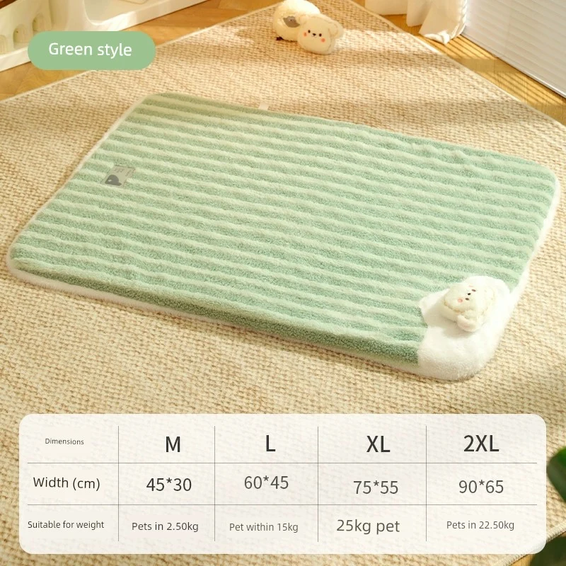 Dog Mat Sleep Removable and Washable All Year Round Neutral Kennel Small Size Dogs Winter Warm Mattress Cat Pet Mat
