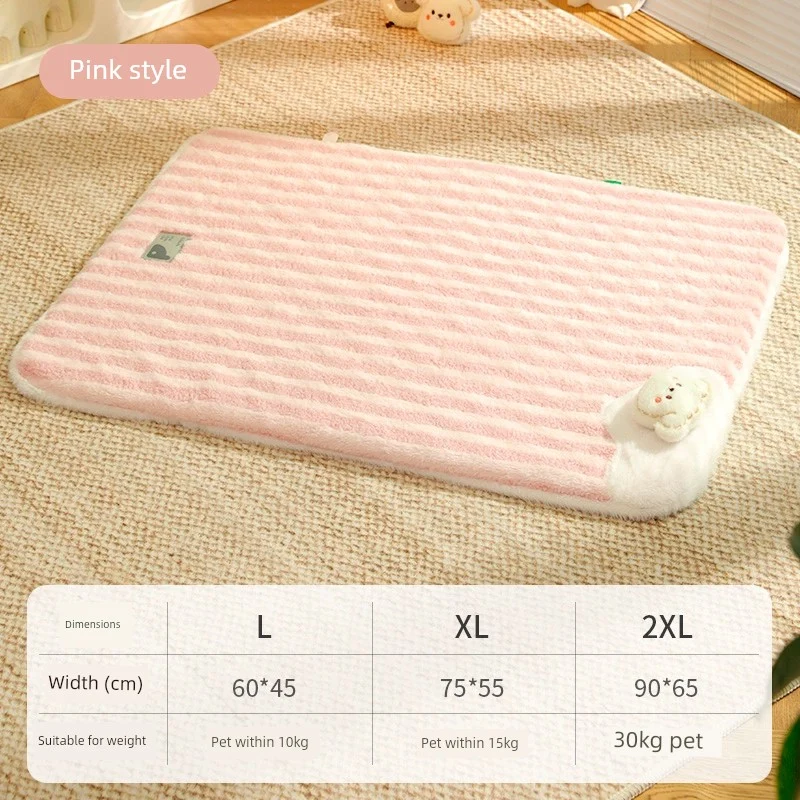 Dog Mat Sleep Removable and Washable All Year Round Neutral Kennel Small Size Dogs Winter Warm Mattress Cat Pet Mat