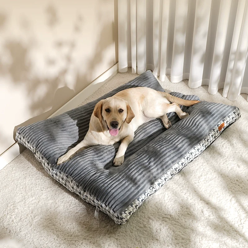 Kennel Winter Warm Pet Mattresses All Year Round Neutral Sleep Medium Large Dog Mat Pet Cat Nest Sofa Bed