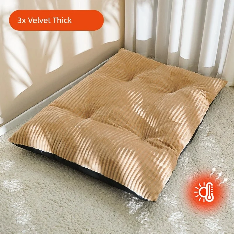 Kennel Winter Warm Pet Mattresses All Year Round Neutral Sleep Medium Large Dog Mat Pet Cat Nest Sofa Bed