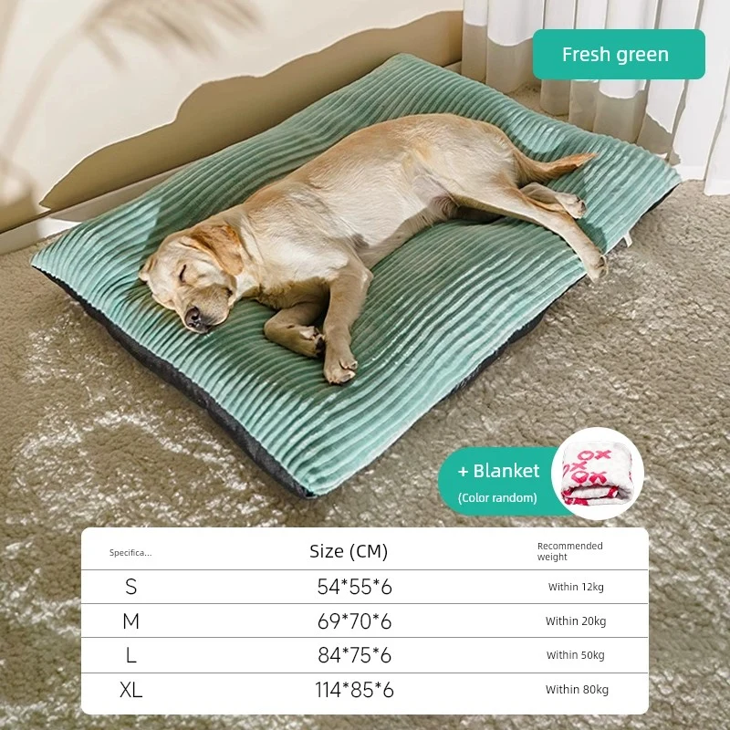 Kennel Winter Warm Pet Mattresses All Year Round Neutral Sleep Medium Large Dog Mat Pet Cat Nest Sofa Bed