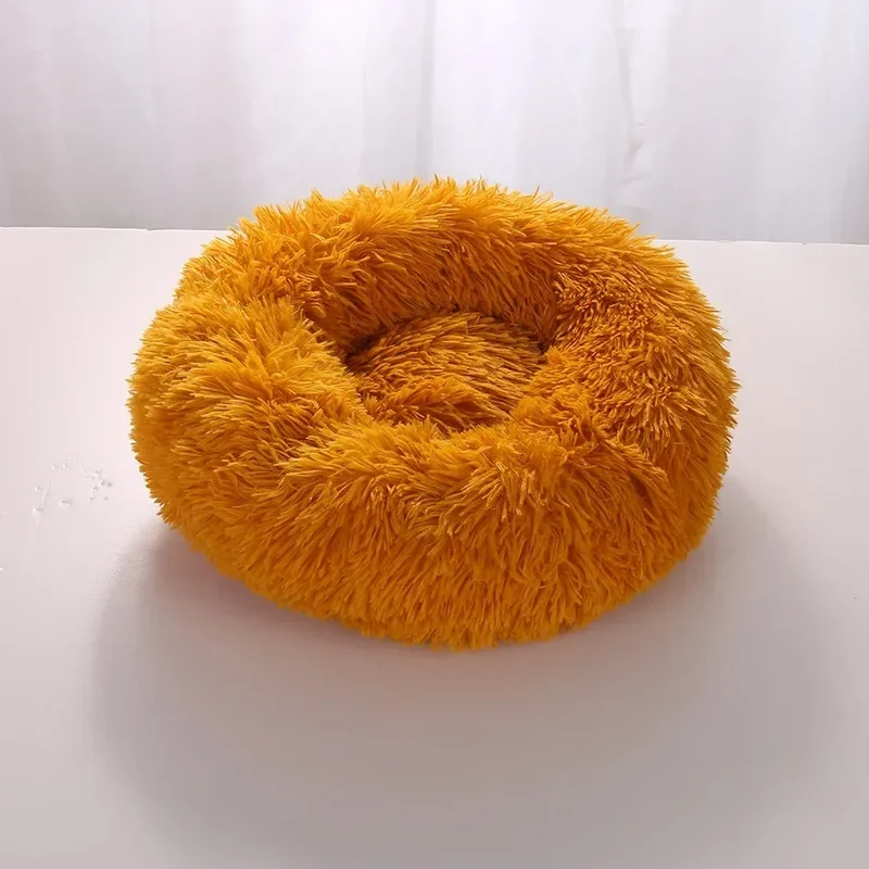 Super Soft Dog Bed Plush Cat Mat Dog Beds For Large Dogs Bed Labradors House Round Cushion Pet Product Accessories