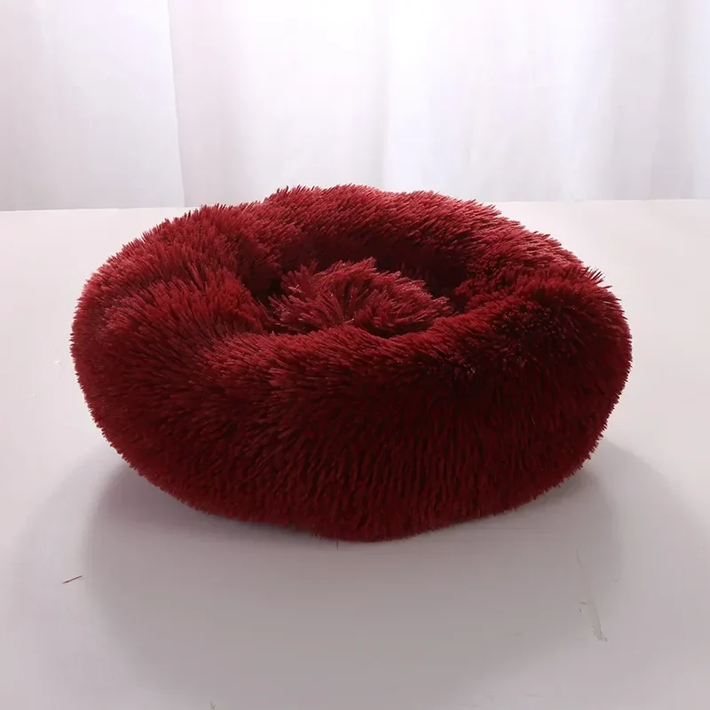 Super Soft Dog Bed Plush Cat Mat Dog Beds For Large Dogs Bed Labradors House Round Cushion Pet Product Accessories