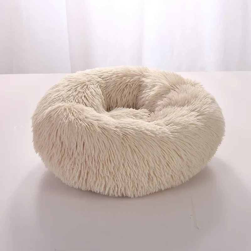 Super Soft Dog Bed Plush Cat Mat Dog Beds For Large Dogs Bed Labradors House Round Cushion Pet Product Accessories