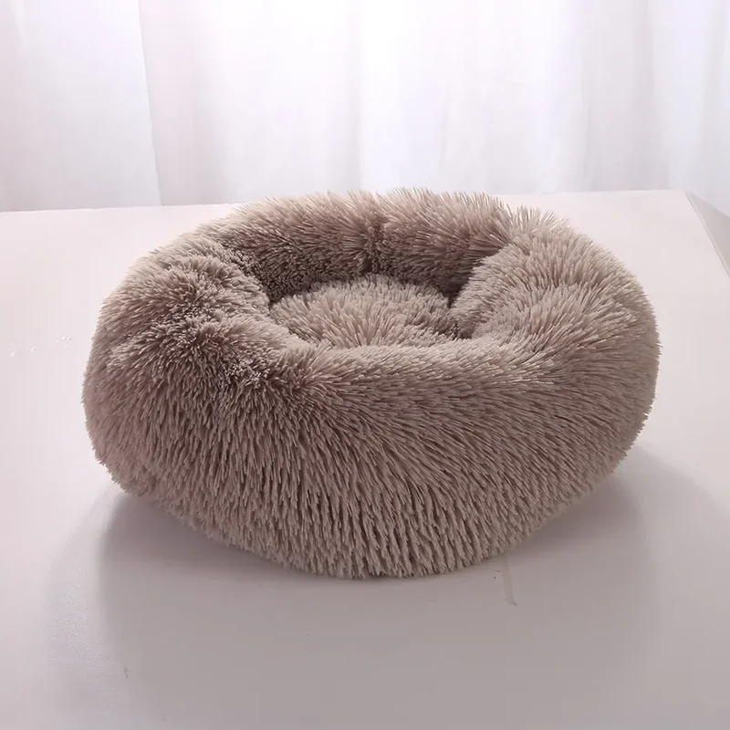 Super Soft Dog Bed Plush Cat Mat Dog Beds For Large Dogs Bed Labradors House Round Cushion Pet Product Accessories