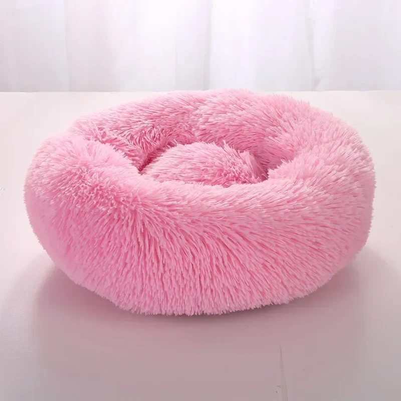 Super Soft Dog Bed Plush Cat Mat Dog Beds For Large Dogs Bed Labradors House Round Cushion Pet Product Accessories