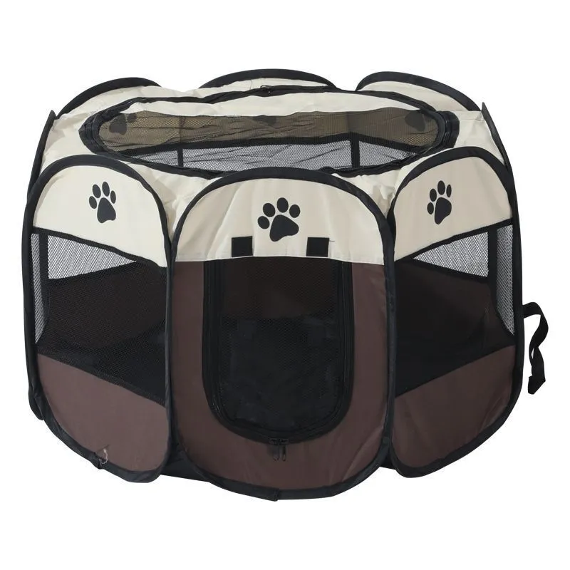 HOOPET Cat Delivery Room Detachable Summer Pet Tent Outdoor Dog Folding Fence Cat Cage Dogs Enclosure Surrounded Pet Supplies