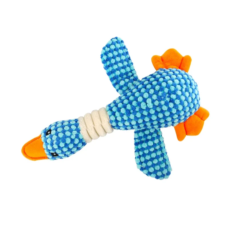 Animals Shape Squeaky Toys Plush Dog Toy Cute Bite Resistant Corduroy Dog Toys for Small Large Dogs Puppy Pet Dog Accessories