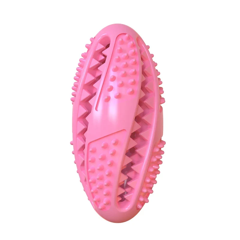 Pet Dog Toys Dog Interactive Natural Rubber Ball Puppy Chew Toy Food Dispenser Ball Bite-Resistant Clean Teeth Pet Playing Balls