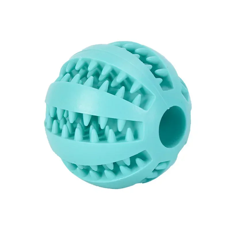Interactive Rubber Balls for Small Large Dogs Puppy Cat Chewing Toys Pet Tooth Cleaning Indestructible Dog Ball Pet Dog Toy