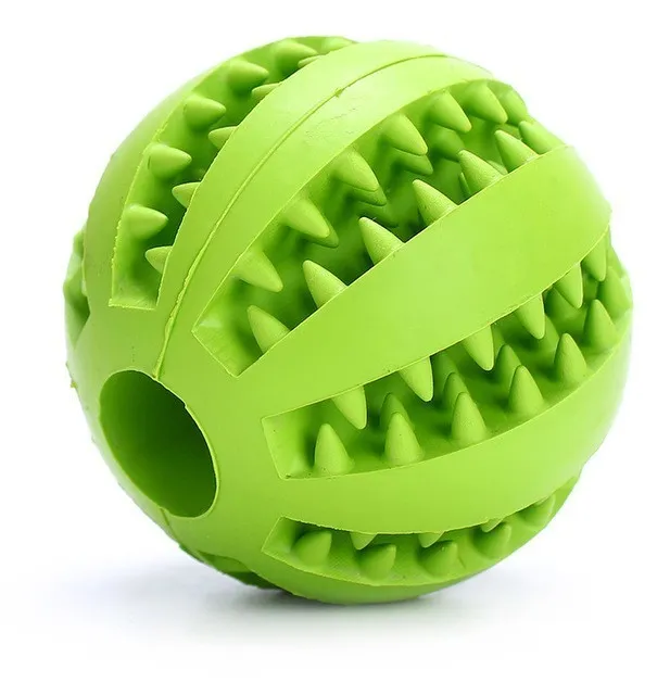 5/7/11cm Pet Dog Toys Extra-tough Rubber Jump Toy Interactive Elasticity Ball Dog Chew Toys For Dog Tooth Cleaning Treat Ball