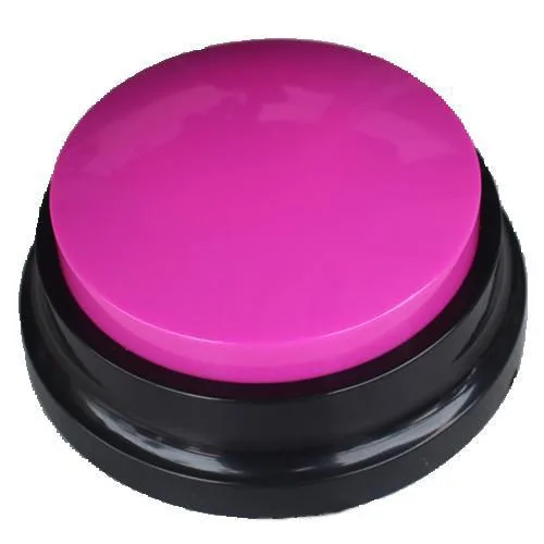 Voice Recording Button Dog Buttons for Communication Pet Training Buzzer 30 Second Record Playback Funny Gift for Study Office