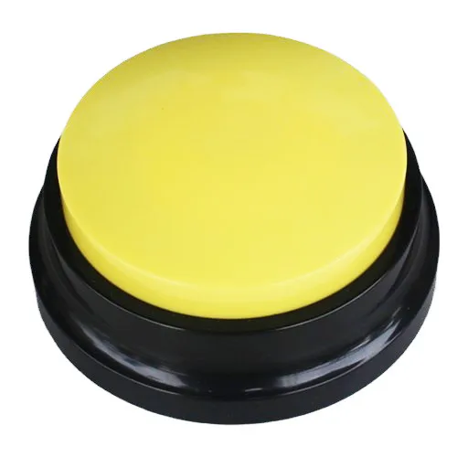 Voice Recording Button Dog Buttons for Communication Pet Training Buzzer 30 Second Record Playback Funny Gift for Study Office
