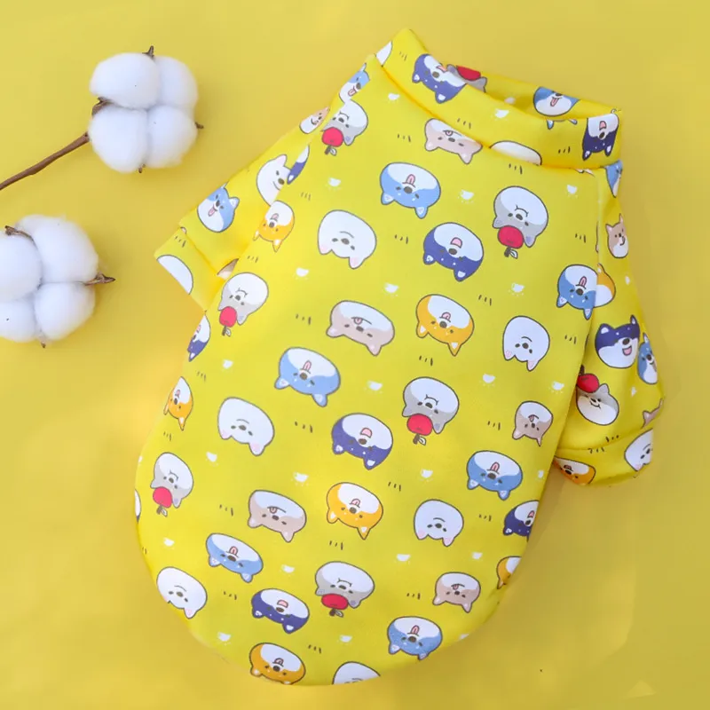 Small Dog Hoodie Coat Winter Warm Pet Clothes for Bulldog Chihuahua Shih Tzu Sweatshirt Puppy Cat Pullover Dogs