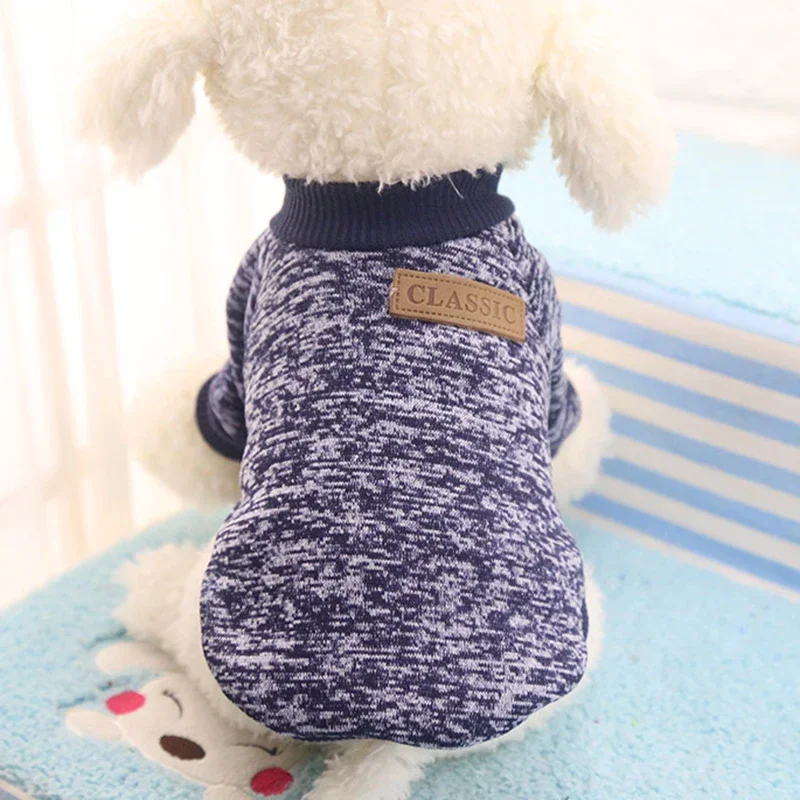 Dog Clothes for Small Dogs Soft Pet Dog Sweater Clothing for Dog Winter Chihuahua Clothes Classic Pet Outfit Small Dog Clothes