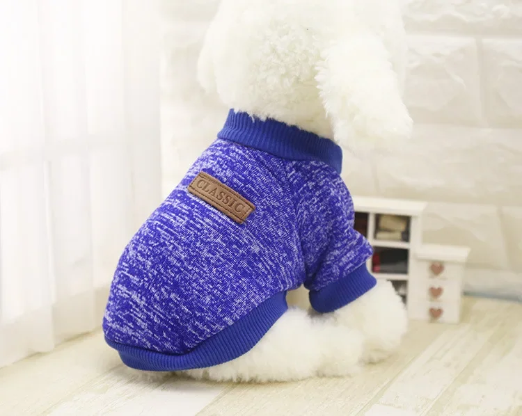 Dog Clothes for Small Dogs Soft Pet Dog Sweater Clothing for Dog Winter Chihuahua Clothes Classic Pet Outfit Small Dog Clothes