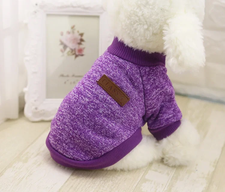 Dog Clothes for Small Dogs Soft Pet Dog Sweater Clothing for Dog Winter Chihuahua Clothes Classic Pet Outfit Small Dog Clothes