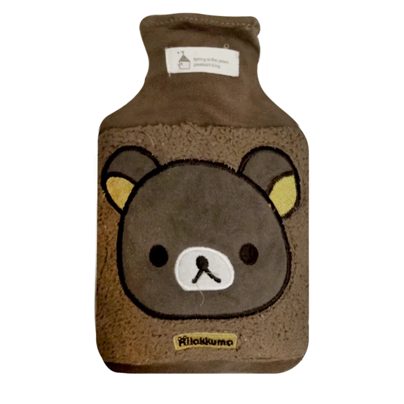 Ding Hot Water Bottle Cover Wool Cover Velvet Cloth Cover Cartoon Phone Case Two-Side Hand Putting Hot Water Bottle Cover Is a Hot Water Bottle Cover