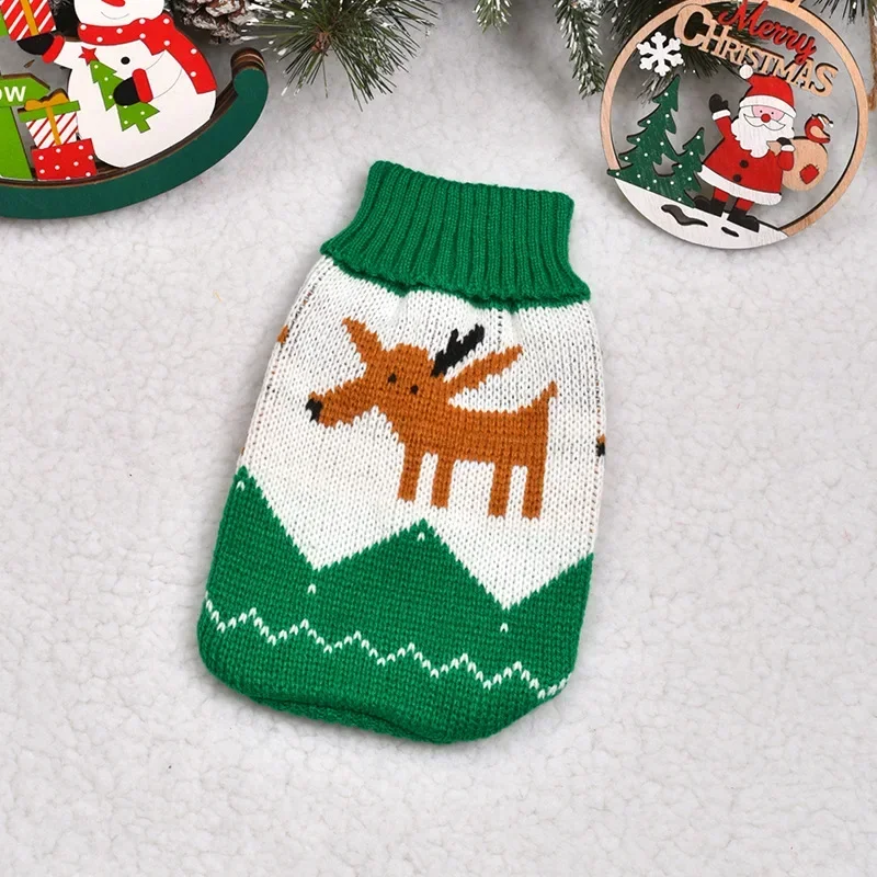 Winter Dog Clothes Christmas Holiday Sweater Chihuahua Teddy Outfit coat for Small Medium Large Dog and Cat Autumn Warm