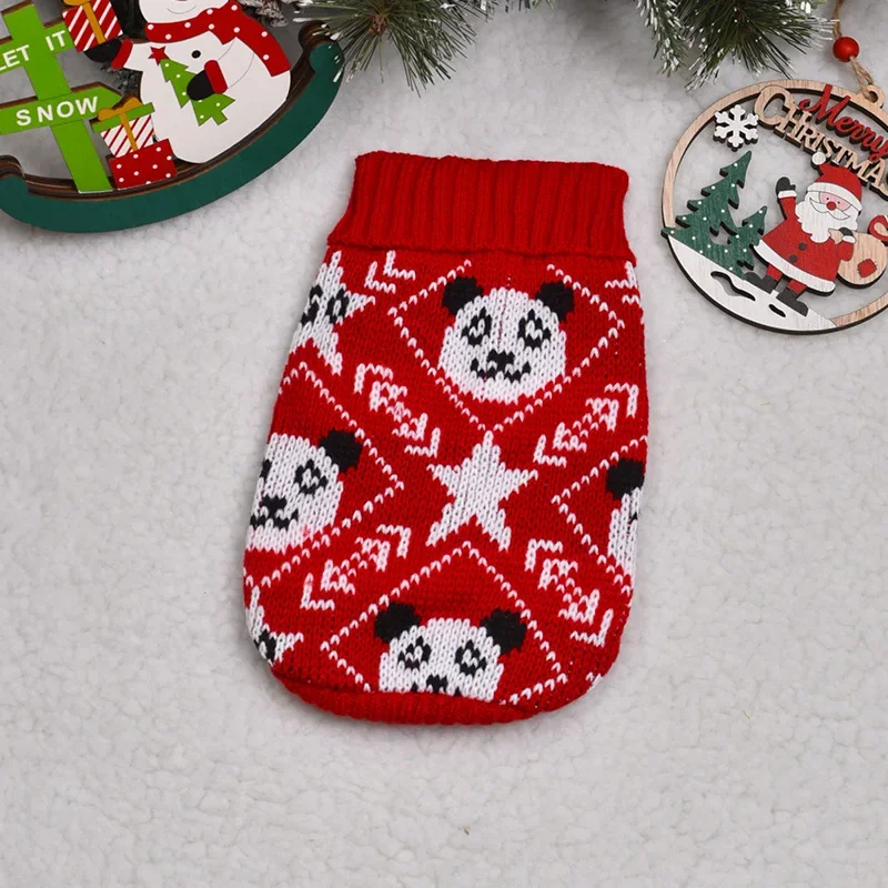Winter Dog Clothes Christmas Holiday Sweater Chihuahua Teddy Outfit coat for Small Medium Large Dog and Cat Autumn Warm