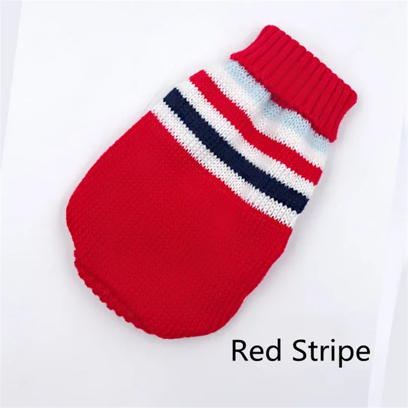 Warm Pet Clothes for Small Medium Dogs Winter Christmas Dogs Sweater Pet Clothing Knitting Costume Coat Cartoon Print Clothes