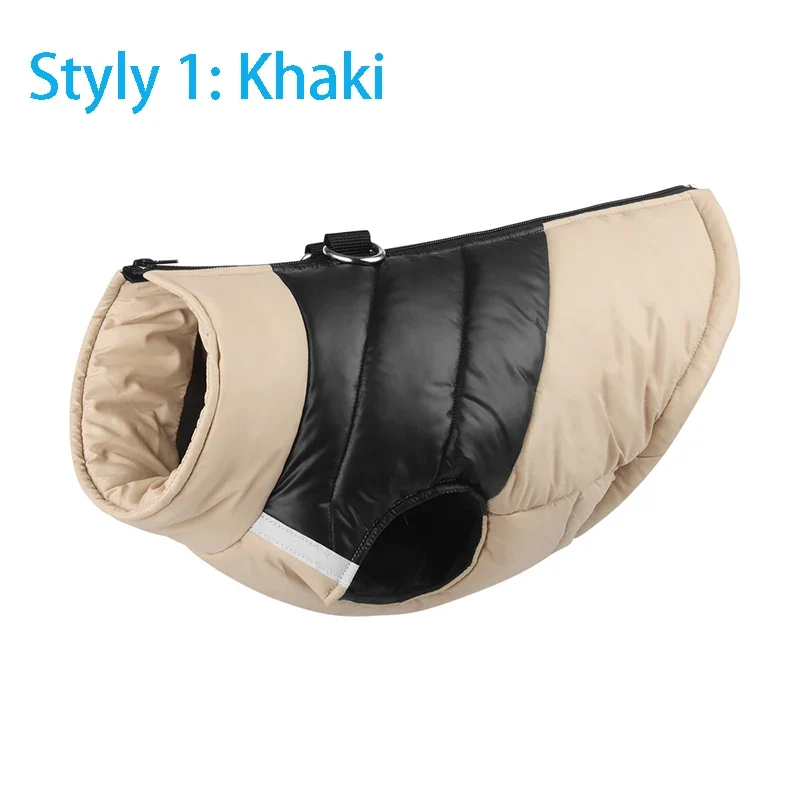 Waterproof Dog Jacket Winter Warm Dog Clothes for Small Large Dogs Puppy Vest Chihuahua Coat French Bulldog Yorkie Pug Costume
