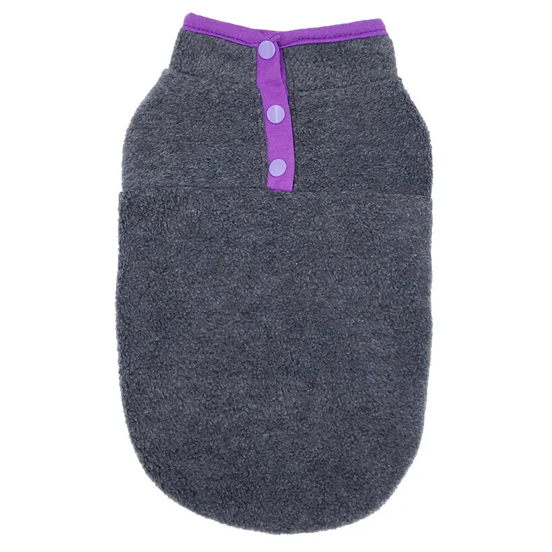 Fleece Dog Clothes For Small Dogs Spring Autumn Warm Puppy Cats Vest Shih Tzu Chihuahua Clothing French Bulldog Jacket Pug Coats