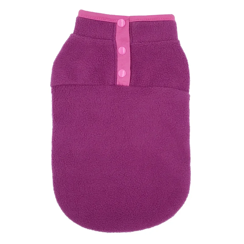 Fleece Dog Clothes For Small Dogs Spring Autumn Warm Puppy Cats Vest Shih Tzu Chihuahua Clothing French Bulldog Jacket Pug Coats