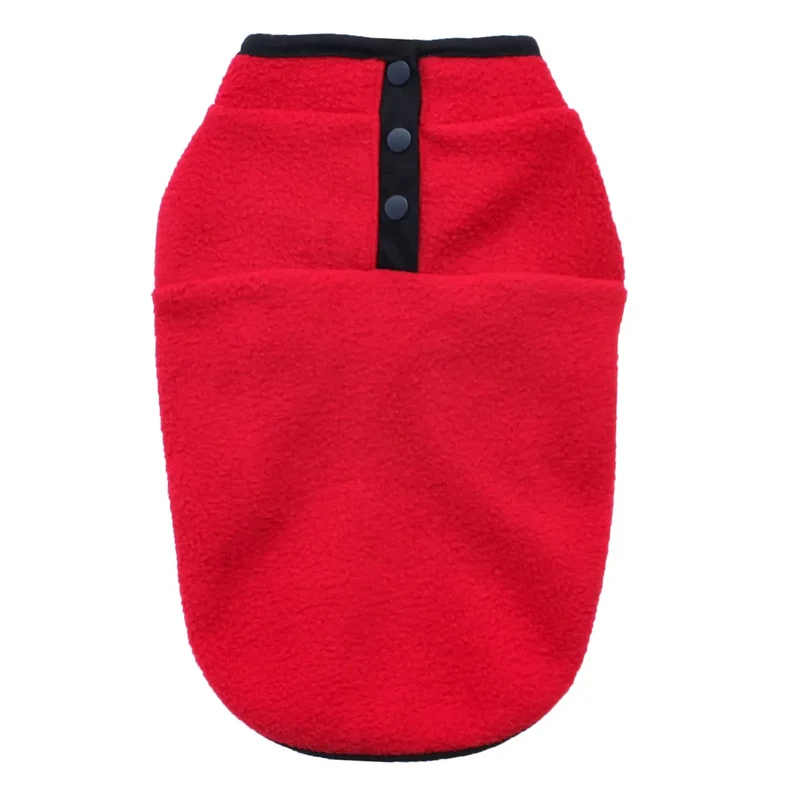 Fleece Dog Clothes For Small Dogs Spring Autumn Warm Puppy Cats Vest Shih Tzu Chihuahua Clothing French Bulldog Jacket Pug Coats