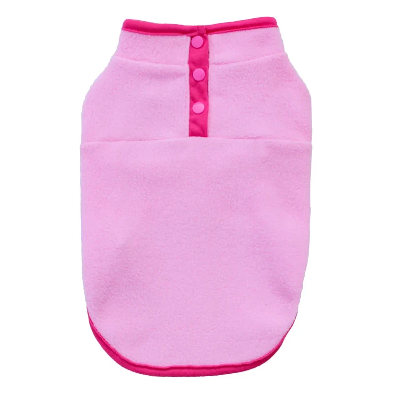 Fleece Dog Clothes For Small Dogs Spring Autumn Warm Puppy Cats Vest Shih Tzu Chihuahua Clothing French Bulldog Jacket Pug Coats