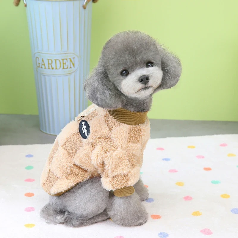 Soft Fleece Pet Clothes for Small Dogs Cats Vest Puppy Clothing French Bulldog Chihuahua Shih Tzu Costume Dog Accessories